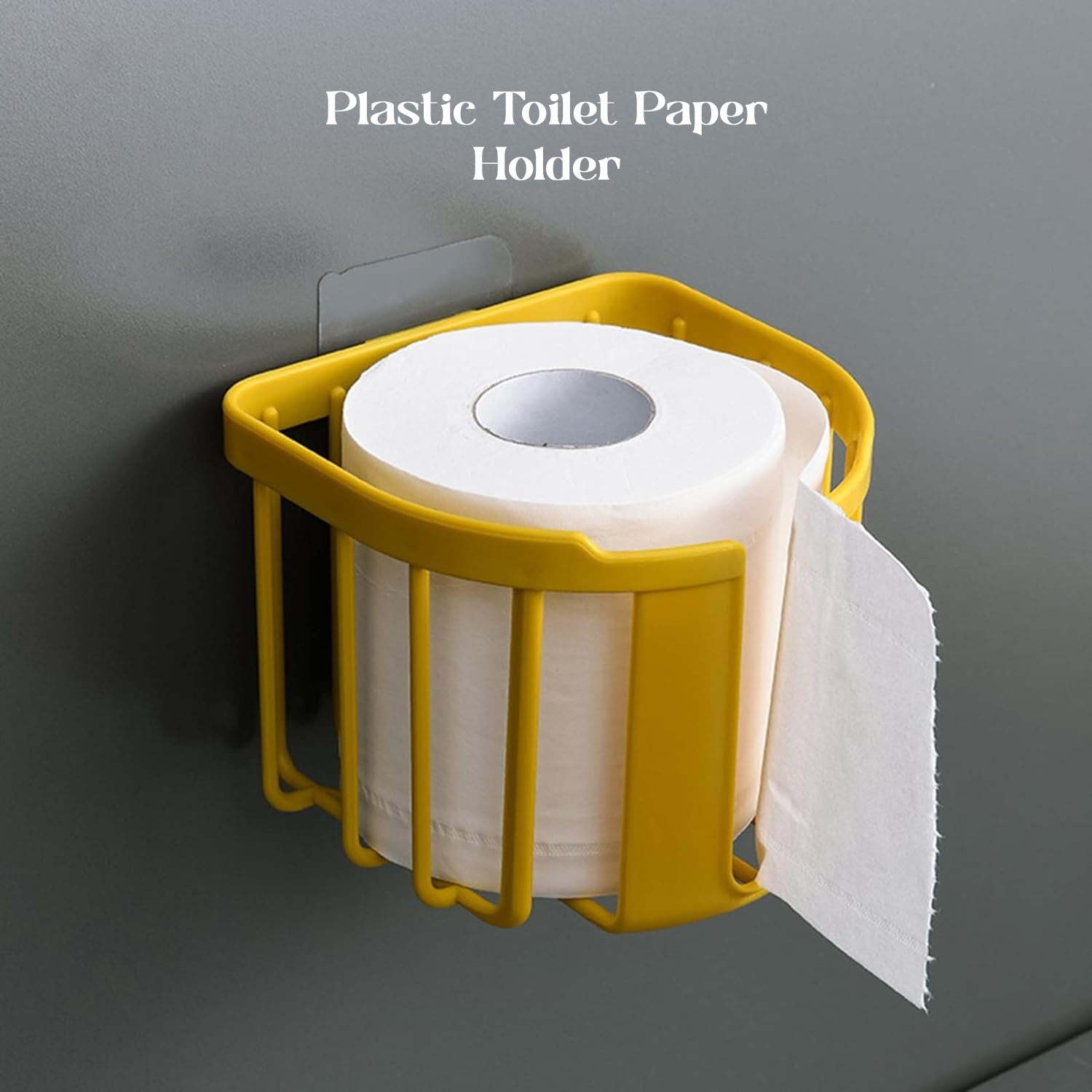 Toilet Paper Holder Bathroom, Tissue Roll Wall Mounted Plastic Bathroom Toilet Paper Roll Holder, Tissue Holder with Storage and Dispenser for Bathroom, Kitchen, Washroom | 14 x 13.5 x 11 Cm Toilet Paper Holder Bathroom, Tissue Roll Wall Mounted Plastic Bathroom Toilet Paper Roll Holder, Tissue Holder with Storage and Dispenser for Bathroom, Kitchen, Washroom | 14 x 13.5 x 11 Cm